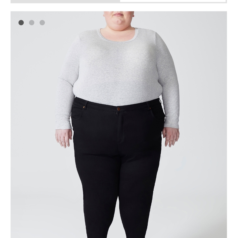 Universal Standard Seine High Rise jeans, size 34,